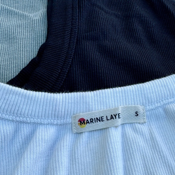 Marine Layer Ribbed Tank Tops - Set of 3 - Picture 3 of 4